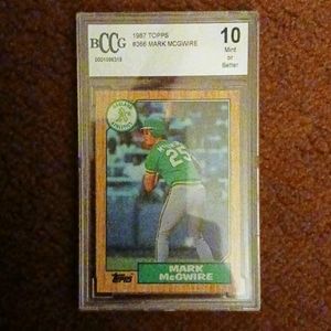 Mark McGwire RC GRADED